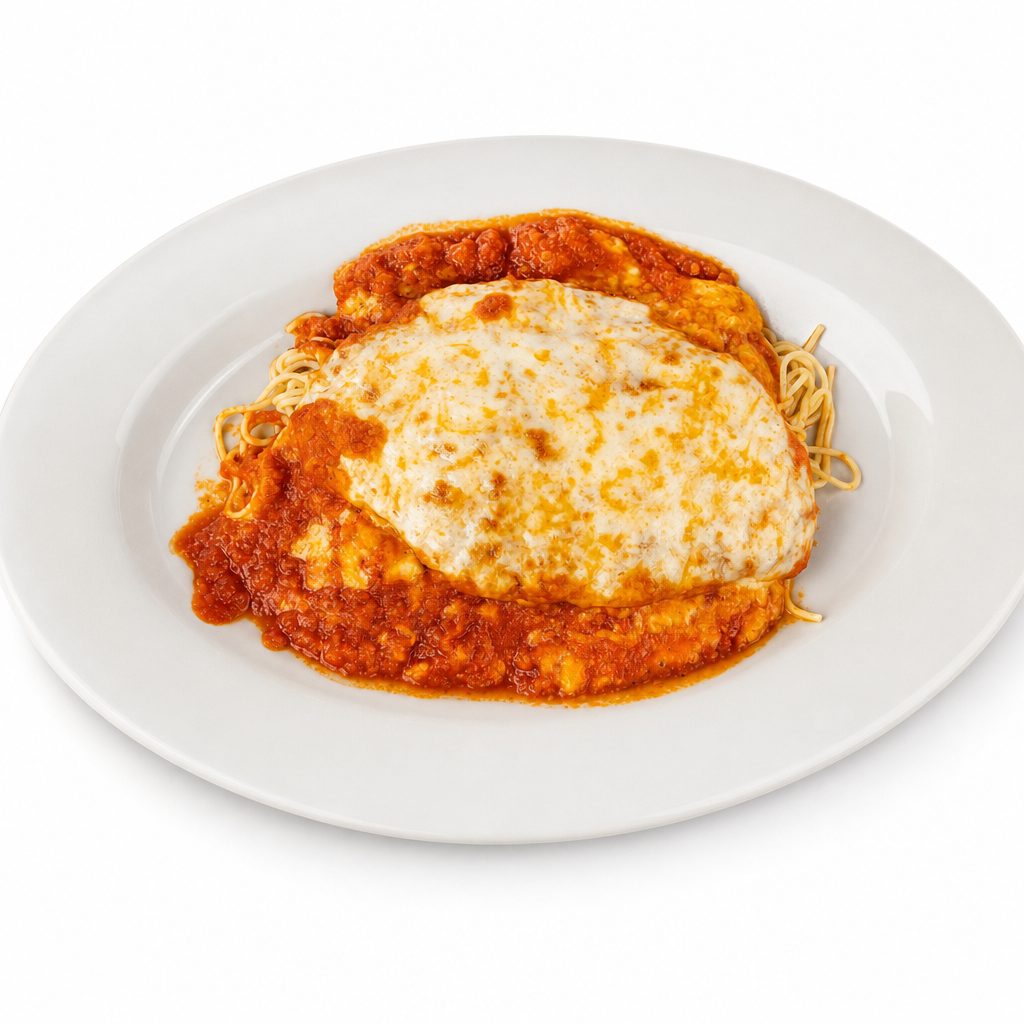 Chicken Parmigiana Lunch.