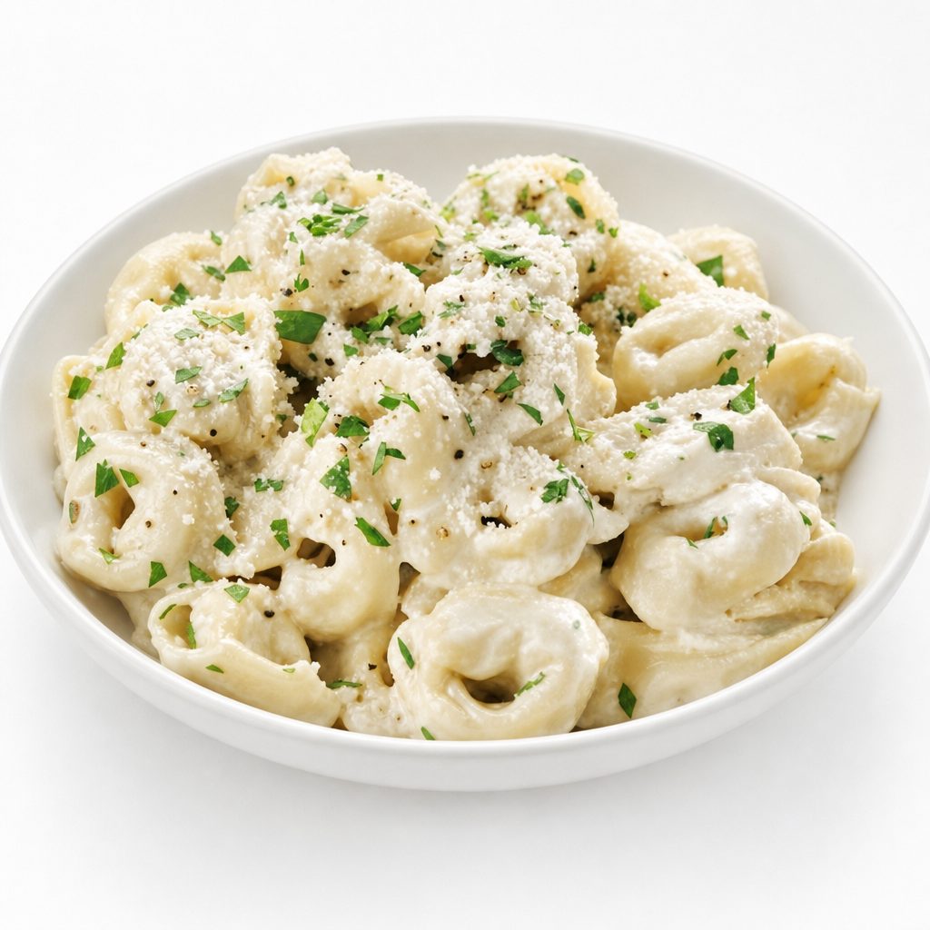 Tortellini Alfredo.