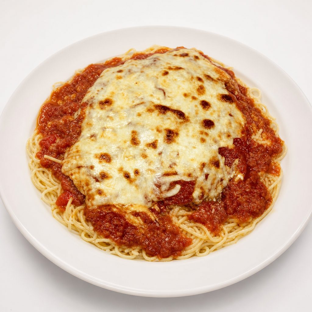 Eggplant Parmigiana.