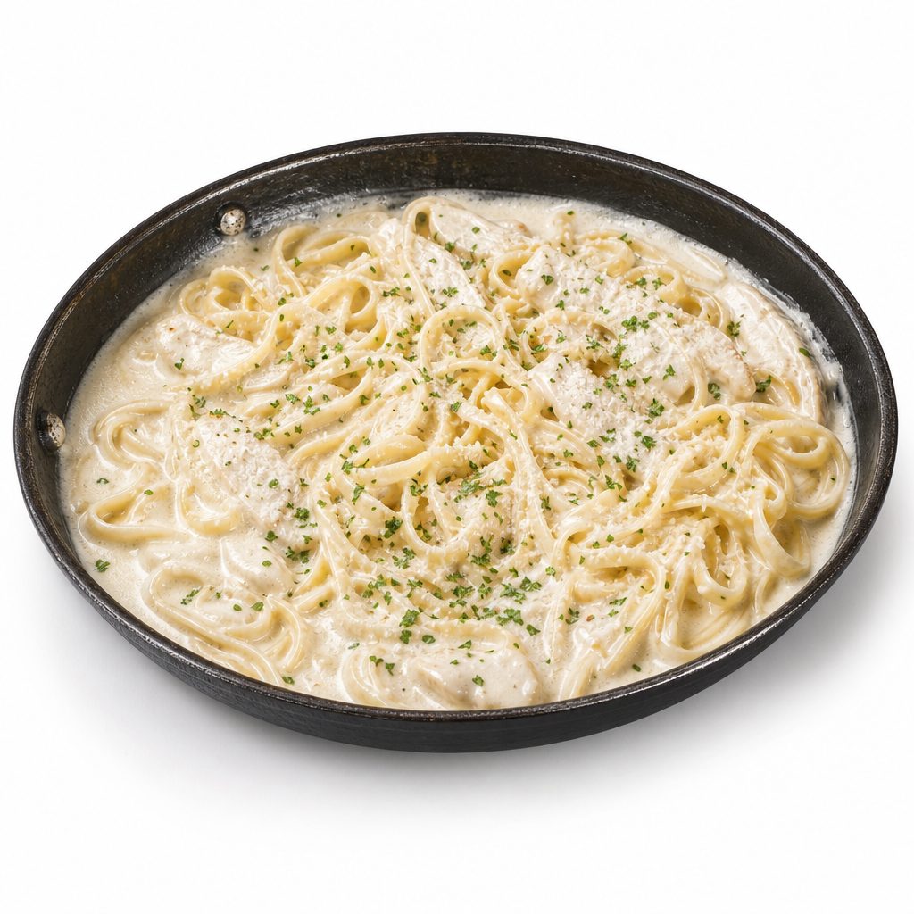 Fettuccine Alfredo.